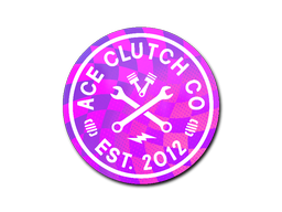 Sticker | Ace Clutch Co. (Holo)/20fx20