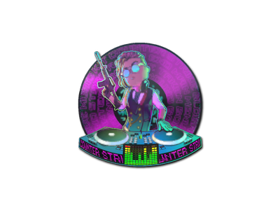 Autocolante | DJ Safecracker (Lenticular)