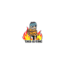 free cs2 skins Sticker | This Is Fine (H)