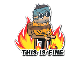 Sticker | This Is Fine (H)/20fx20