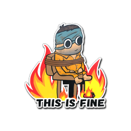 Sticker | This Is Fine (H)