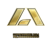 Наклейка | Apeks (золотая) | Копенгаген-2024