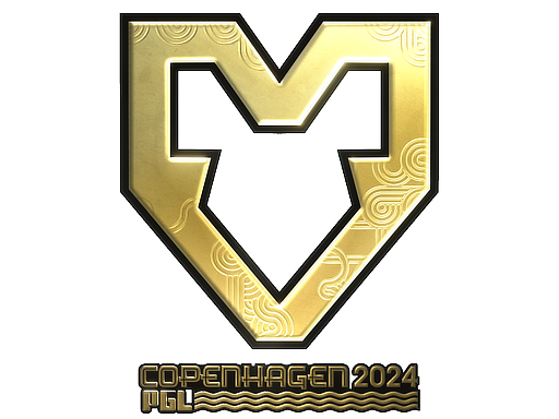 Sticker | MOUZ (Gold) | Copenhagen 2024/20fx20