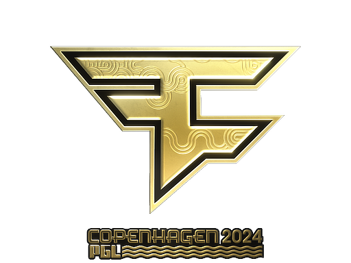 Sticker | FaZe Clan (Gold) | Copenhagen 2024/20fx20