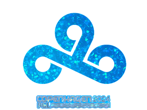 Sticker | Cloud9 (Glitter) | Copenhagen 2024/20fx20