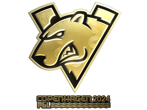 Sticker | Virtus.pro (Gold) | Copenhagen 2024/20fx20