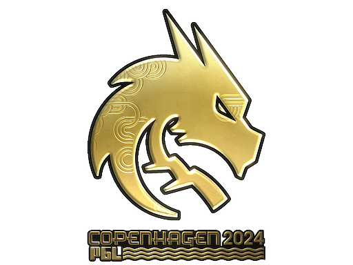 Sticker | Team Spirit (Gold) | Copenhagen 2024