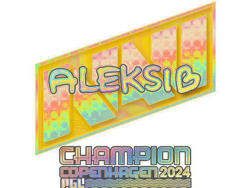 Sticker | Aleksib (Holo, Champion) | Copenhagen 2024/20fx20