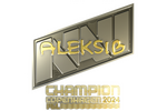 Sticker | Aleksib (Gold, Champion) | Copenhagen 2024