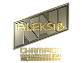 Sticker | Aleksib (Gold, Champion) | Copenhagen 2024