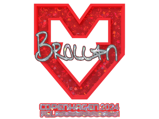 Sticker | Brollan (Glitter) | Copenhagen 2024/20fx20