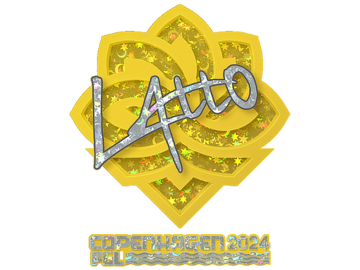 Sticker | latto (Glitter) | Copenhagen 2024