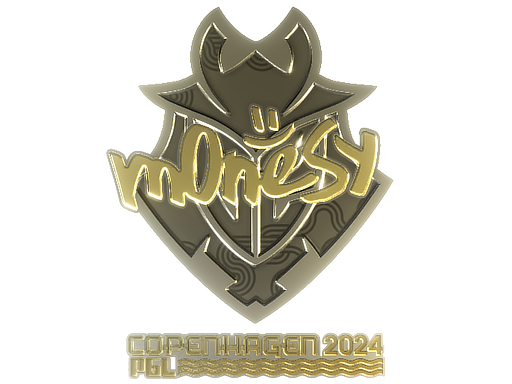 Sticker | m0NESY (Gold) | Copenhagen 2024