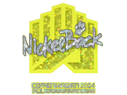 Sticker | NickelBack (Glitter) | Copenhagen 2024
