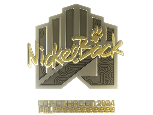 Sticker | NickelBack (Gold) | Copenhagen 2024