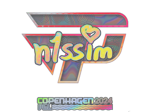 Sticker | n1ssim (Holo) | Copenhagen 2024