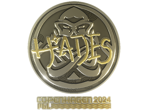 Sticker | hades (Gold) | Copenhagen 2024