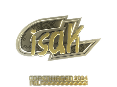 Autocolante | isak (Gold) | Copenhaga 2024