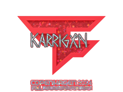 Sticker | karrigan (Glitter) | Copenhagen 2024