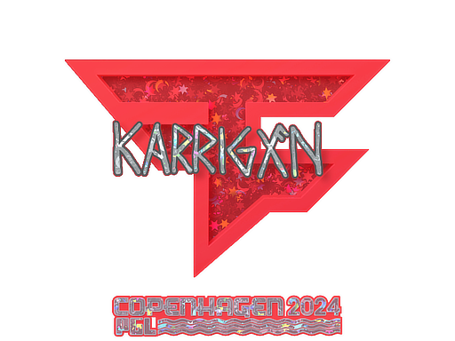 Sticker | karrigan (Glitter) | Copenhagen 2024