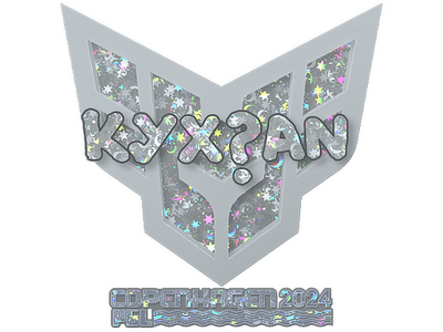 Aufkleber | kyxsan (Glitzer) | Kopenhagen 2024