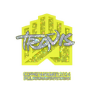 Sticker | TRAVIS (Glitter) | Copenhagen 2024