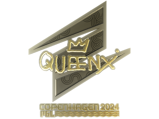 Sticker | Queenix (Gold) | Copenhagen 2024