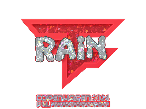 Sticker | rain (Glitter) | Copenhagen 2024