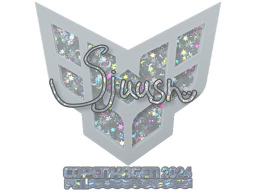 Sticker | sjuush (Glitter) | Copenhagen 2024