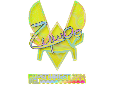 Naklejka | ZywOo (holograficzna) | Kopenhaga 2024