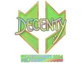 Sticker | decenty (Holo) | Copenhagen 2024