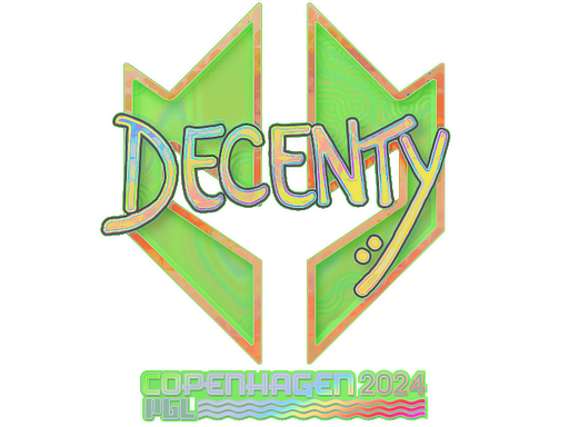 Sticker | decenty (Holo) | Copenhagen 2024
