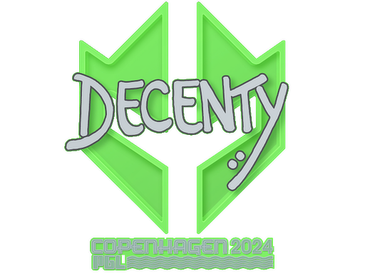 Sticker | decenty | Copenhagen 2024/20fx20