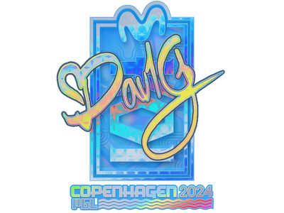 Autocolante | dav1g (Holo) | Copenhaga 2024