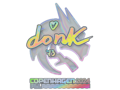 Aufkleber | donk (Holo) | Kopenhagen 2024