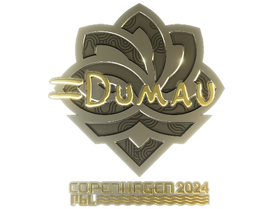 Aufkleber | dumau (Gold) | Kopenhagen 2024