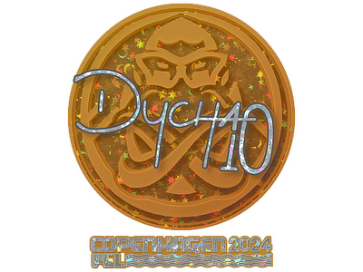 Sticker | Dycha (Glitter) | Copenhagen 2024