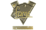 Sticker | fame (Gold) | Copenhagen 2024