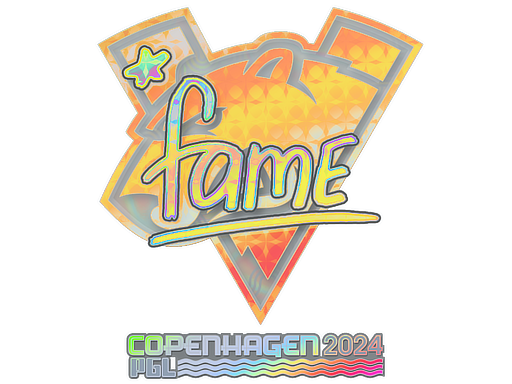 Sticker | fame (Holo) | Copenhagen 2024
