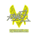 Sticker | FlameZ (Glitter) | Copenhagen 2024