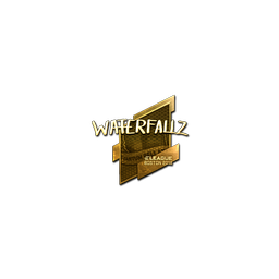 Sticker | waterfaLLZ (Gold) | Boston 2018