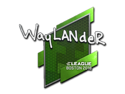 Primary image of skin Sticker | wayLander | Boston 2018