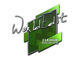 스티커 | WorldEdit | Boston 2018