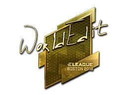 WorldEdit (Gold) | Boston 2018