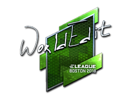 Sticker | WorldEdit (premium) | Boston 2018