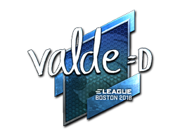 Sticker | v4lde (Foil) | Boston 2018 image