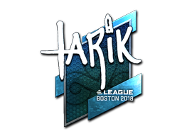 스티커 | tarik (Foil) | Boston 2018