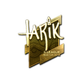 Sticker | tarik (Gold) | Boston 2018