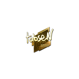 Sticker | tabseN (Gold) | Boston 2018