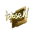Sticker | tabseN (Gold) | Boston 2018